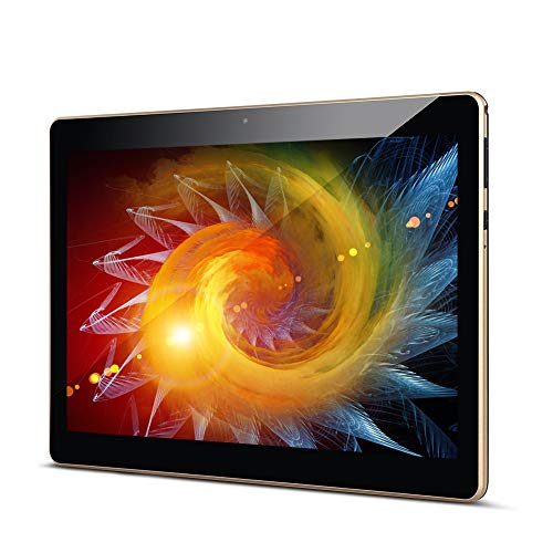 Padgene 10.1'' Android 10.0 Oreo Tablet PC Quad Core Phablet con 2GB RAM 32GB ROM Ranuras para Tarjetas Dual Sim 3G 1280 * 800 con WiFi Bluetooth GPS Netflix Google Play