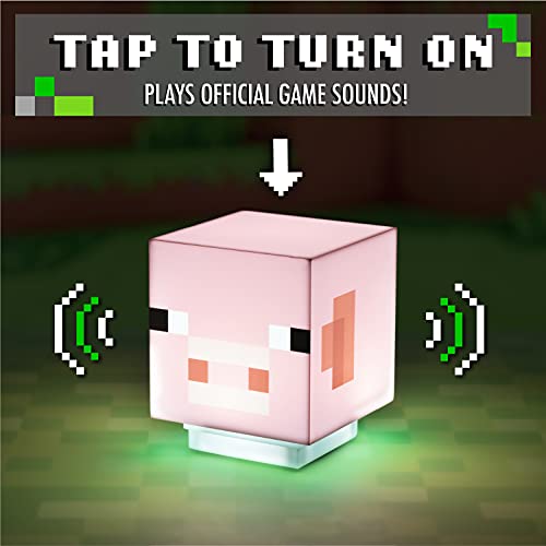 Paladone Minecraft Pig Light con sonido | Producto oficial