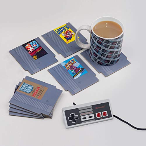 Paladone Posavasos Consola Nintendo, Corcho, Multicolor, 8x8x1 cm