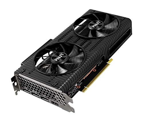 Palit RTX 3060 Ti Dual 8G GDDR6 Ray-Tracing Tarjeta Gráfica, 4864 Core, 1410 MHz GPU, 1665 MHz Boost, 3 x DisplayPort, HDMI