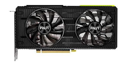 Palit RTX 3060 Ti Dual 8G GDDR6 Ray-Tracing Tarjeta Gráfica, 4864 Core, 1410 MHz GPU, 1665 MHz Boost, 3 x DisplayPort, HDMI