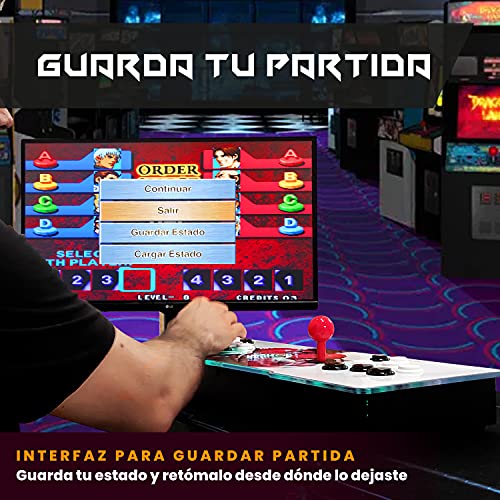 Pandora Box 10, (4260 Juegos más recordados) Ultima version 2021, Retro Consola Maquina recreativa Arcade Video, Joystick arcade, Versiones Originales Juegos retro, juegos 2D y 3D, Mame, Neogeo