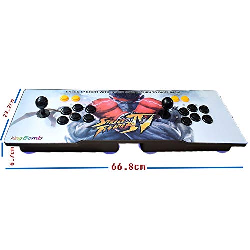 Pandora's Box 5S Arcade Game Console 1299 en 1 TV Juego de videojuegos con 2 botones de joystick Partes de la fuente de alimentación Salida HDMI VGA USB Se puede seleccionar Tres Patrones（RYU）