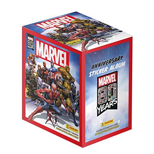 Panini France SA-Marvel 80 ANS, 003922B5BIBF - Caja de 50 Fundas