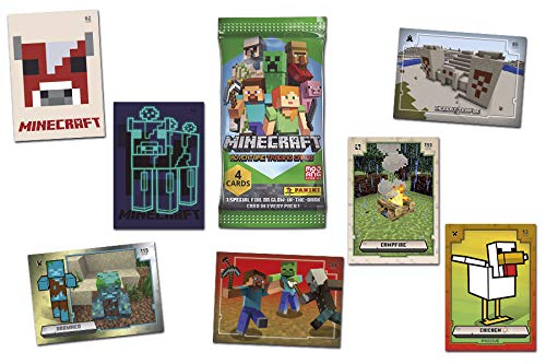 Panini France SA Minecraft Trading Cards-Paquete (004115B26FPEF)