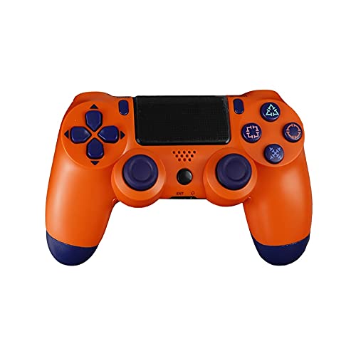Para Sony PS4 Controlador Bluetooth Vibración Gamepad Para Playstation 4 Detroit Joystick inalámbrico para PS4 Juegos Consola MYCH (Color: Naranja)