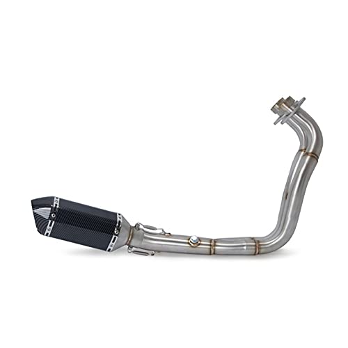 para Y&amaha para MT-07 FZ-07 para T&Racer 2014-2018 XSR700 2016-2020 Silenciador De Tubo De Escape De Sistema Completo De Escape De Motocicleta (Color : 3)