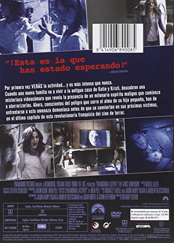 Paranormal Activity: Dimensión Fantasma [DVD]