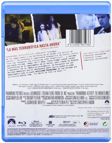 Paranormal Activity: Los Señalados [Blu-ray]
