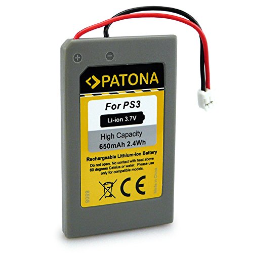 PATONA Bateria reemplaza LIP1359, LIP1859, LIP1472 Compatible con Sony PS3 Playstation 3 Mando Control Remote