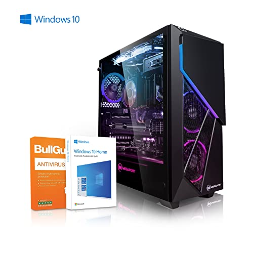 PC Gaming - Megaport Ordenador Gaming PC AMD Ryzen 7 5800X • Nvidia GeForce RTX 3080 10GB • 1TB M.2 SSD • 2TB HDD • 16GB 3000 MHz DDR4 RAM • Windows 10 • PC Gamer