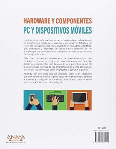 PC y dispositivos móviles. Hardware y componentes