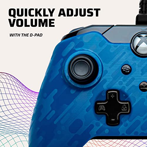 PDP Mando con cable para Xbox Series X, Azul (Revenant Blue)