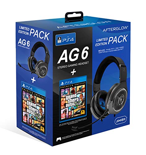 PDP - PDP - AG6 Wired Afterglow Auricular Gaming + GTA V Premium Edition (PlayStation 4) (PlayStation 4)