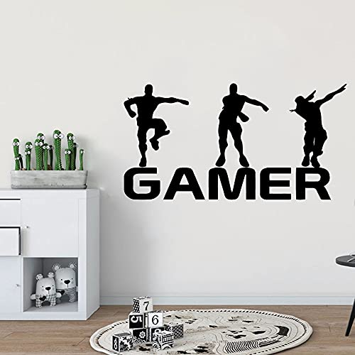 Pegatinas de vinilo para pared de jugador，póster de habitación para niños，juego PS4 Battle Royale X box，pegatinas de jugador，pegatinas de pared de casa A9 79x42cm