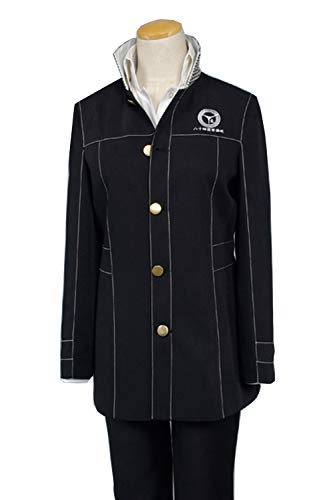 Persona Cosplay Shin Megami Tensei Disfraz Persona 4 Yasogami Yu Narukami Cosplay Disfraz Adulto Hombres Uniforme Escolar Disfraz