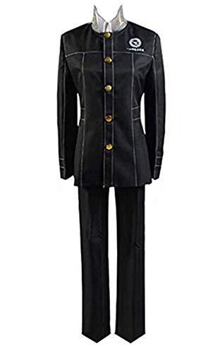 Persona Cosplay Shin Megami Tensei Disfraz Persona 4 Yasogami Yu Narukami Cosplay Disfraz Adulto Hombres Uniforme Escolar Disfraz