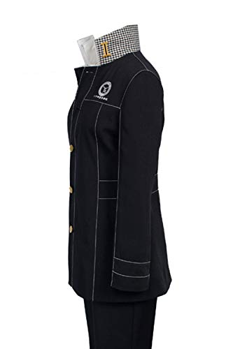Persona Cosplay Shin Megami Tensei Disfraz Persona 4 Yasogami Yu Narukami Cosplay Disfraz Adulto Hombres Uniforme Escolar Disfraz