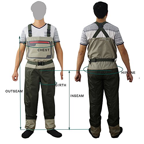 Pesca Waders Pesca Respirables Wader Transpirable vadeador vadeador Pesca Ropa de Pesca vadeador vadeador Pesca Calcetines Calzado Impermeable Pesca Pecho Waders