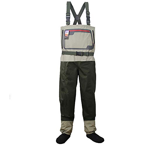 Pesca Waders Pesca Respirables Wader Transpirable vadeador vadeador Pesca Ropa de Pesca vadeador vadeador Pesca Calcetines Calzado Impermeable Pesca Pecho Waders