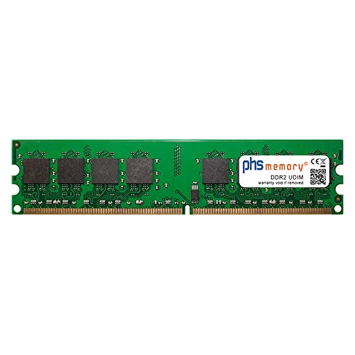 PHS-memory 2GB RAM módulo Adecuado/Adecuada para ASUS P5KPL-CM DDR2 UDIMM 800MHz PC2-6400U