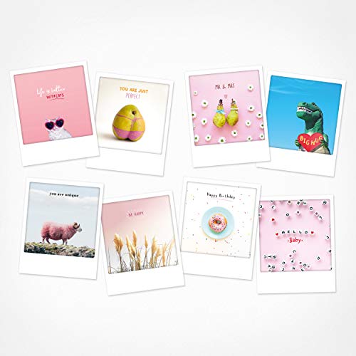 PICKMOTION Pink, Set de postales, 8 postales fotográficas - Fotos de fotógrafos de Instagram, diseñadas en Berlín, Saludos 3