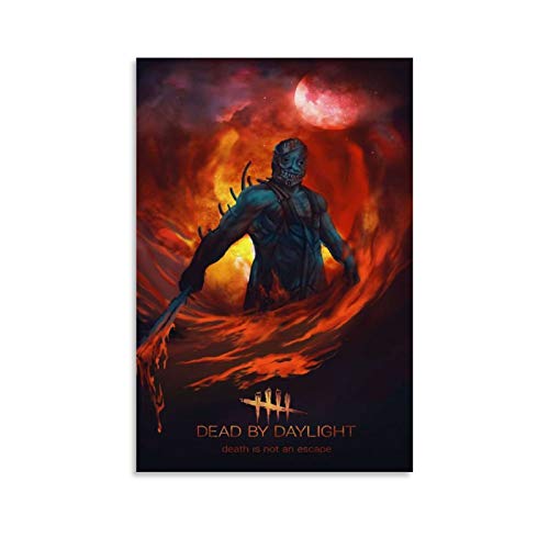 pidai Póster de The Trapper Gaming de Dead by Daylight para habitación, póster de lienzo estético y arte de pared, impresión moderna para dormitorio familiar, 60 x 90 cm