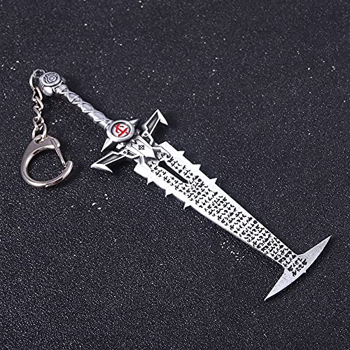pidak shop Llavero metálico de la espada legendaria del cazador de demones