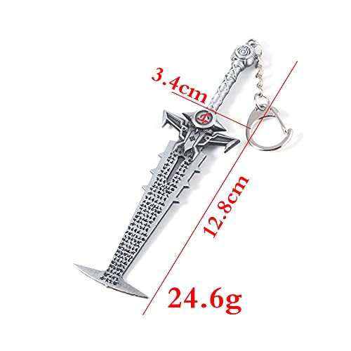 pidak shop Llavero metálico de la espada legendaria del cazador de demones