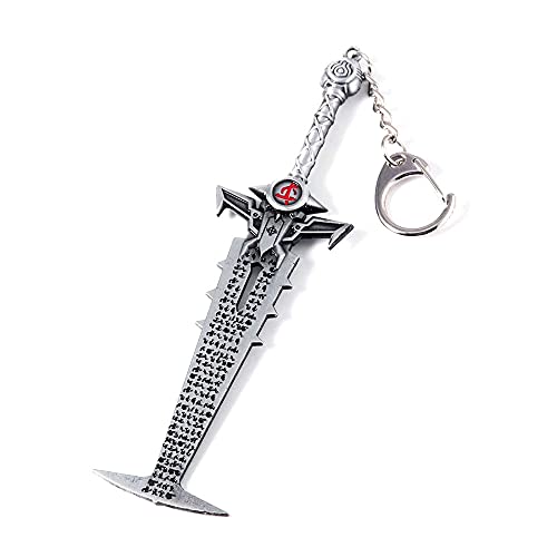 pidak shop Llavero metálico de la espada legendaria del cazador de demones