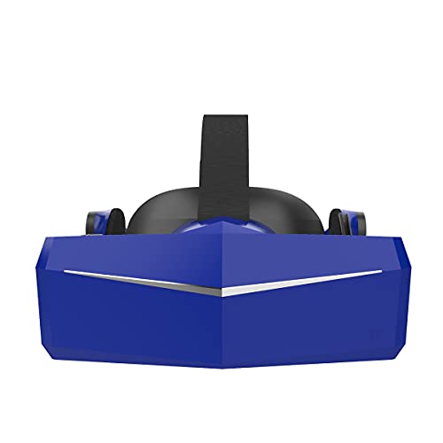 Pimax Vision 8K X VR Headset with Dual Native 4K CLPL Displays, 200 Degrees FOV, Fast-Switched Gaming RGB Pixel Matrix Panels for PC VR Steam Games Videos, USB Powered, Modular Audio Strap