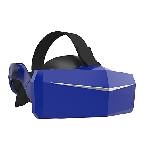 Pimax Vision 8K X VR Headset with Dual Native 4K CLPL Displays, 200 Degrees FOV, Fast-Switched Gaming RGB Pixel Matrix Panels for PC VR Steam Games Videos, USB Powered, Modular Audio Strap