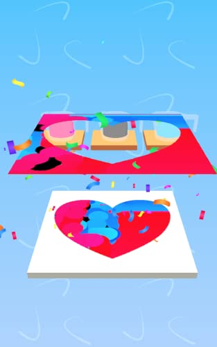Pintura acrílica - Pintar por número - Libro de colorear y juego de rompecabezas gratis - Cortar y pintar - Puedo pintar ASMR DIY - Spin Art Game 3D