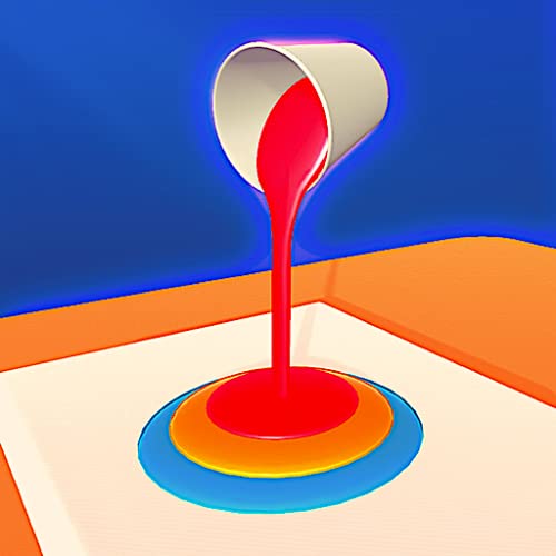 Pintura acrílica - Pintar por número - Libro de colorear y juego de rompecabezas gratis - Cortar y pintar - Puedo pintar ASMR DIY - Spin Art Game 3D