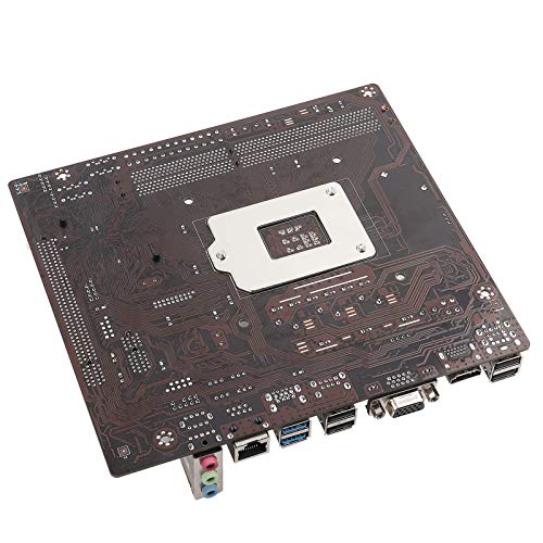 Placa base para computadora de escritorio, placa base LGA 1155 Usb3.0 SATA DDR3 SATA3.0 Interfaz de disco duro de alta velocidad Memoria Nuclear HDMI HD Graphics para Intel B75 19x17x4cm / 7.5x6.7x1.6