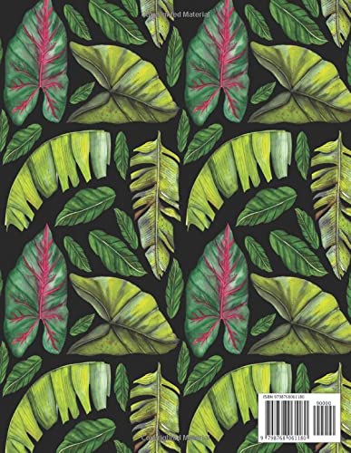 PLAN AHEAD See It Bigger Planner 2022-2023 Monthly With Tabs Tropical Leaves 8.5x11 in: Large 2 Year Monthly Calendar and Organizer Planner Featuring ... Monthly Calendar Large Schedule Organizer.