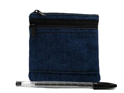 Plan B, Monedero, Portamonedas con Tarjetero Tejano 11 x 11 cm, Azul