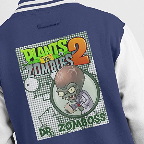 Plants Vs Zombies Dr Zomboss Kid's Varsity Jacket