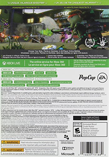 Plants vs Zombies - Garden Warfare - Xbox 360 - NEW SEALED vídeo juego
