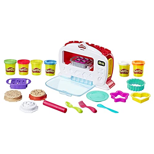 Play Doh Set de Horno mágico Kitchen Creations para niños a Partir de 3 años con 6 Colores tóxicos