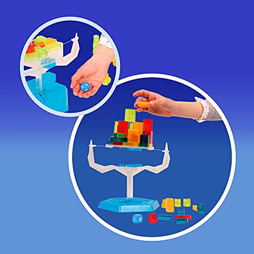 Play Fun by IMC Toys Gravity Tower | Juego de construcción de Torre con Piezas sobre una Base Flotante e inestable por Efecto de Gravedad - Juego de Estrategia y Habilidad para niños y niñas +6 Años