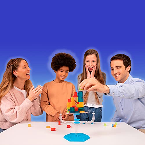 Play Fun by IMC Toys Gravity Tower | Juego de construcción de Torre con Piezas sobre una Base Flotante e inestable por Efecto de Gravedad - Juego de Estrategia y Habilidad para niños y niñas +6 Años
