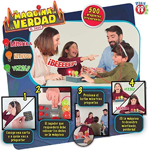 PLAY FUN BY IMC TOYS La Máquina de la Verdad (Versión española) | Juego de Mesa divertido y familiar para niños y niñas +8 Años