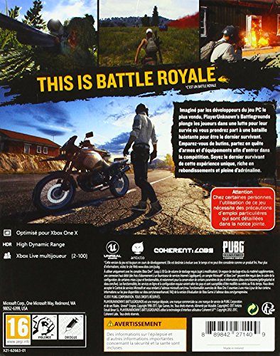 PlayerUnknown's Battlegrounds - PUBG - Xbox One [Importación francesa]