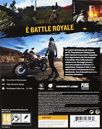 PlayerUnknown’s Battlegrounds - PUBG - Xbox One [Importación italiana]