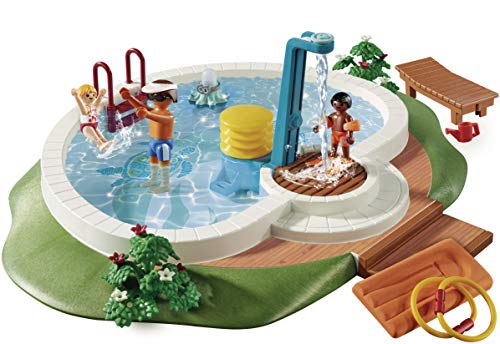 Playmobil- Family Fun Piscina con Accesorios, Multicolor, Talla Única (Geobra Brandstätter 9422)