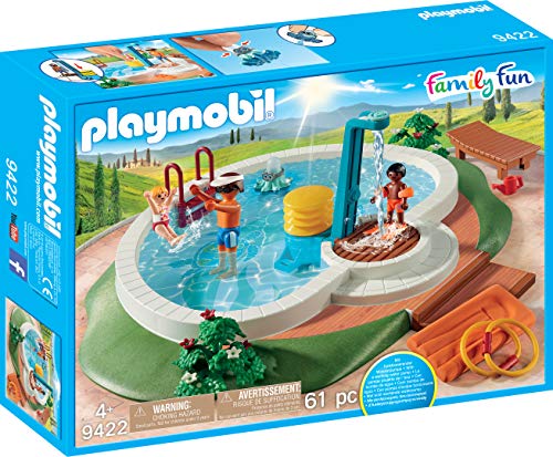 Playmobil- Family Fun Piscina con Accesorios, Multicolor, Talla Única (Geobra Brandstätter 9422)