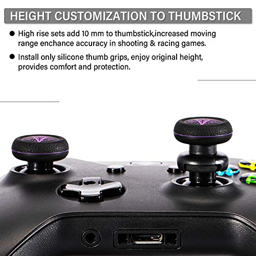 Playrealm FPS Thumbstick Grip Agarres para el Pulgar Extensor Y Impresión Caucho Silicona Apretón Cubrir 2 juegos para Controlador Xbox Series X/S y Xbox One (Invocación De Demonio)