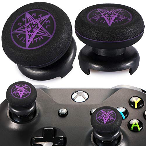 Playrealm FPS Thumbstick Grip Agarres para el Pulgar Extensor Y Impresión Caucho Silicona Apretón Cubrir 2 juegos para Controlador Xbox Series X/S y Xbox One (Invocación De Demonio)