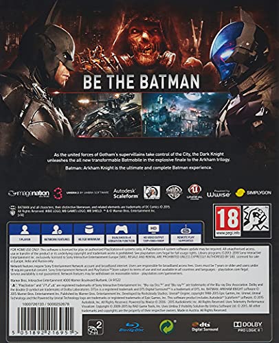 PlayStation Hits Batman Arkham Knight - PlayStation 4 [Importación inglesa]